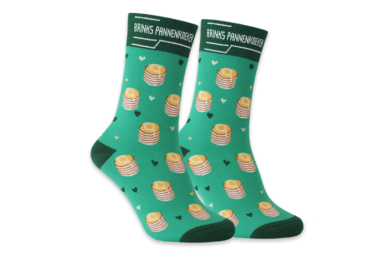 Brinks Pannenkoeken referentie sokken realisatie
