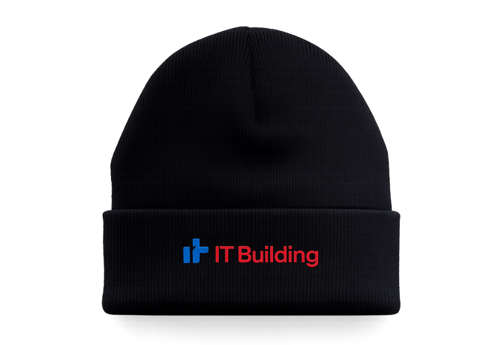 IT Building mutsen gemaakt door Mijneigenmutsen.nl